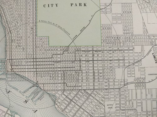 Vintage 1900 SAN DIEGO CALIFORNIA Map 11