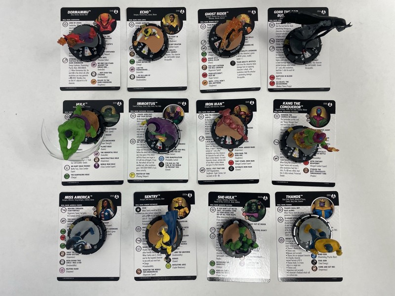 Marvel Heroclix Avengers Forever : Complete 12-figure Super Rare Set