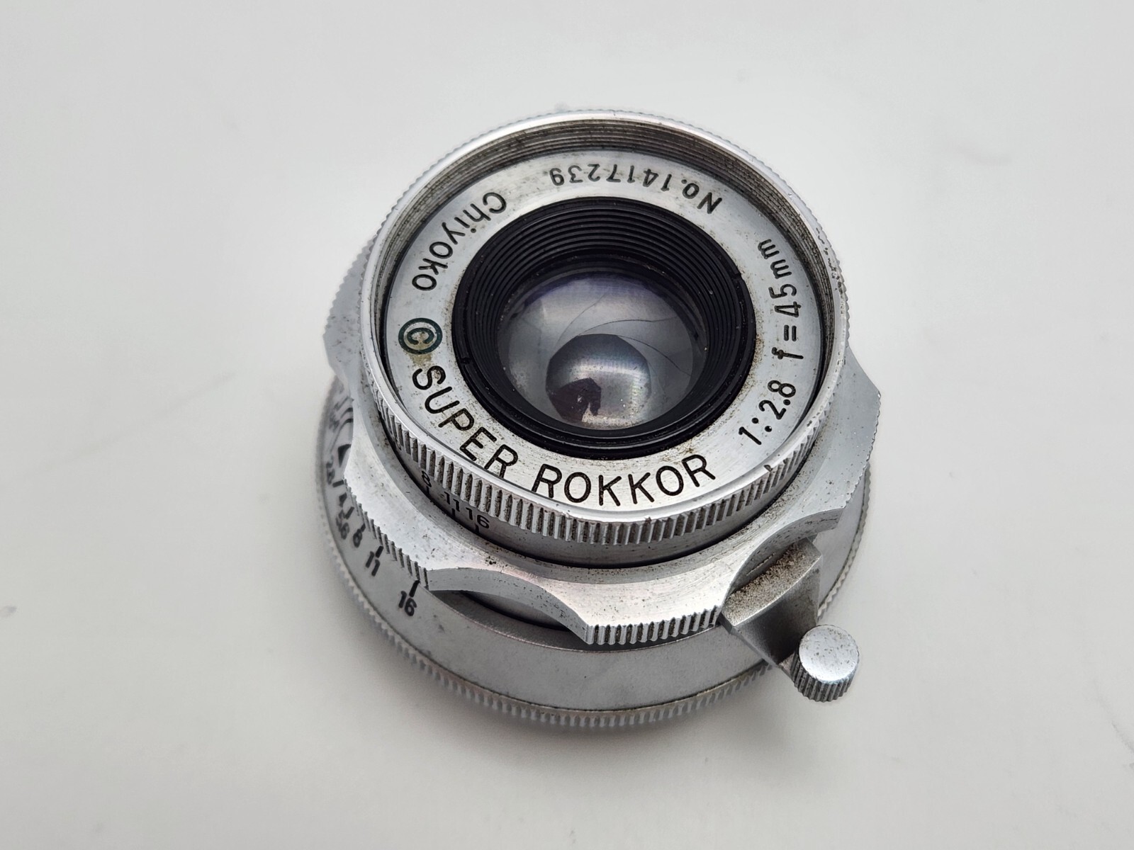Minolta Chiyoko Super Rokkor 45mm F2.8 Prime Lens for M39 Minolta Chiyoko Super Rokkor 45mm F2.8 Prime Lens for M39