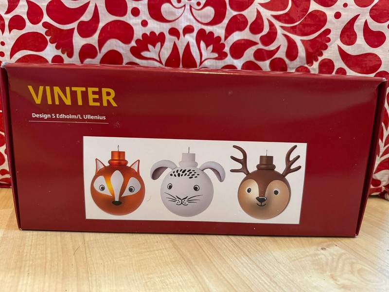 Ikea Vinter Wildtiere Reh Hase Fuchs Neu Und Ovp