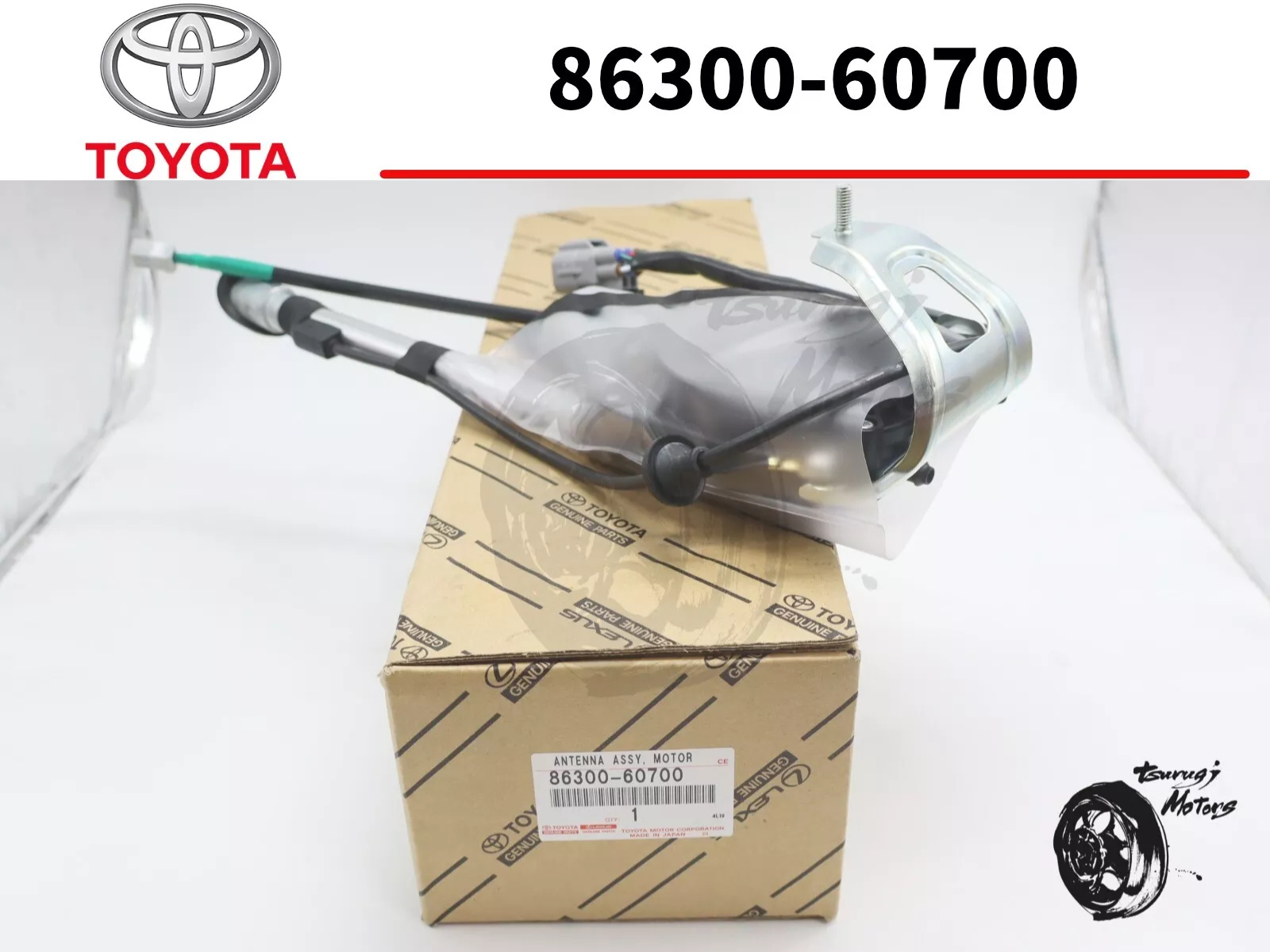 TAKA専用 TOYOTA Genuine Land Cruiser W Holder Antenna Assy OEM 86300-60700