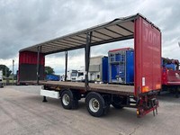 Curtainsider trailer 36 foot urban Rear Steering Moffet kit opening roof