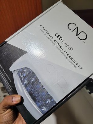 CND PROFESSIONAL LED LIGHT Lamp Shellac Gel Nail Dryer BRAND NEW