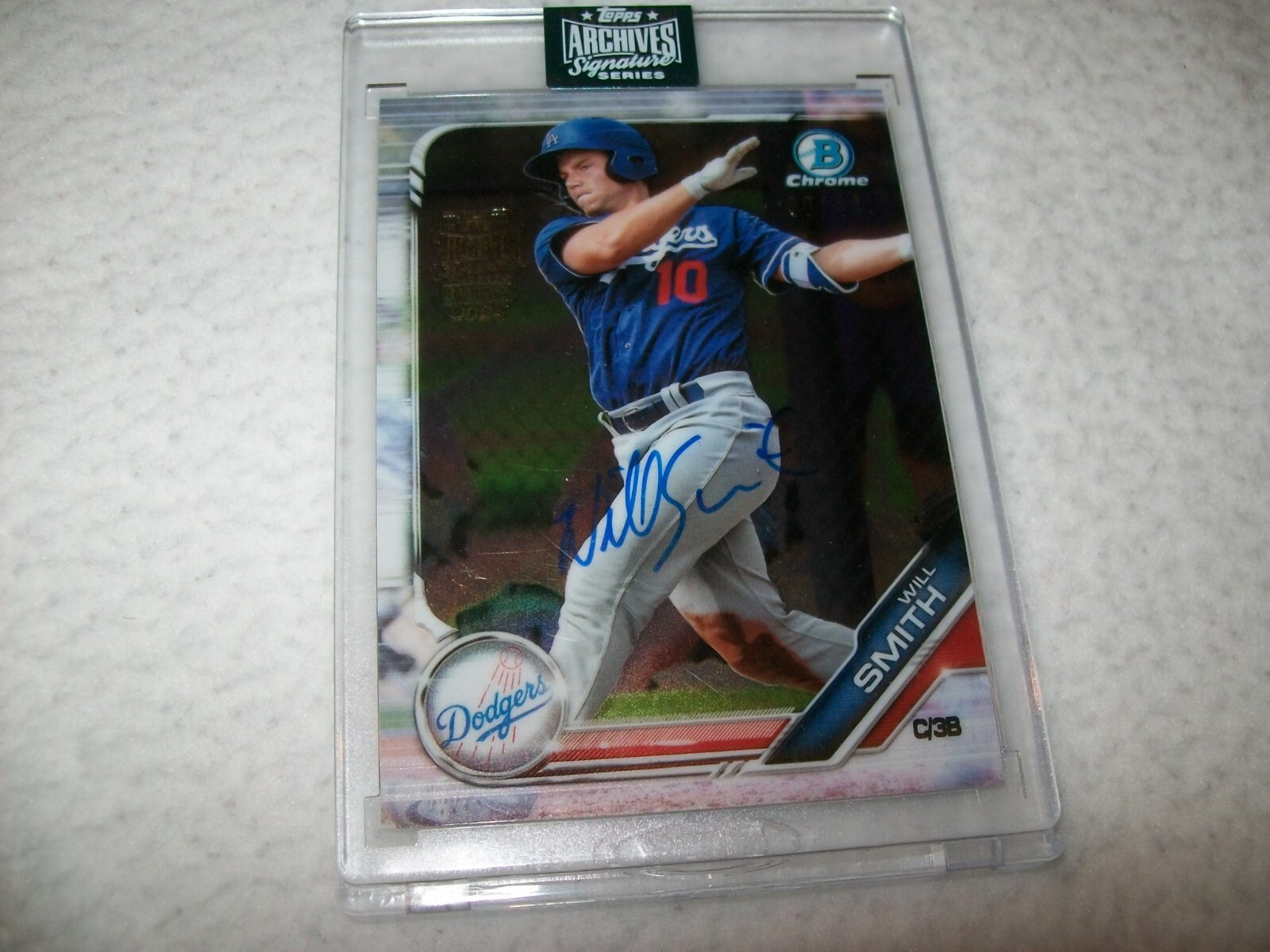 2024 TOPPS ARCHIVES 2019 WILL SMITH AUTO SIGNED #D/44 LOS