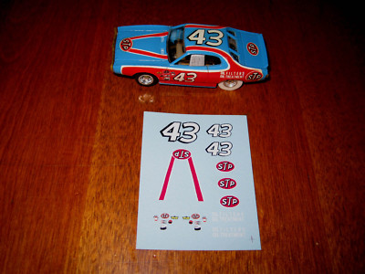 TYCO #43 Petty Charger DECAL set Very Nice!  AFX Aurora Auto World