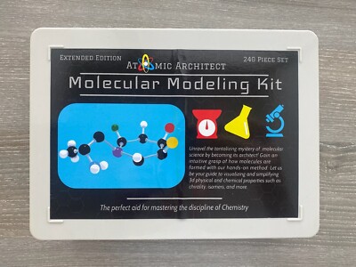 Atomic Architect 239 piece Molecular Modeling Kit Extended Edition - Please READ