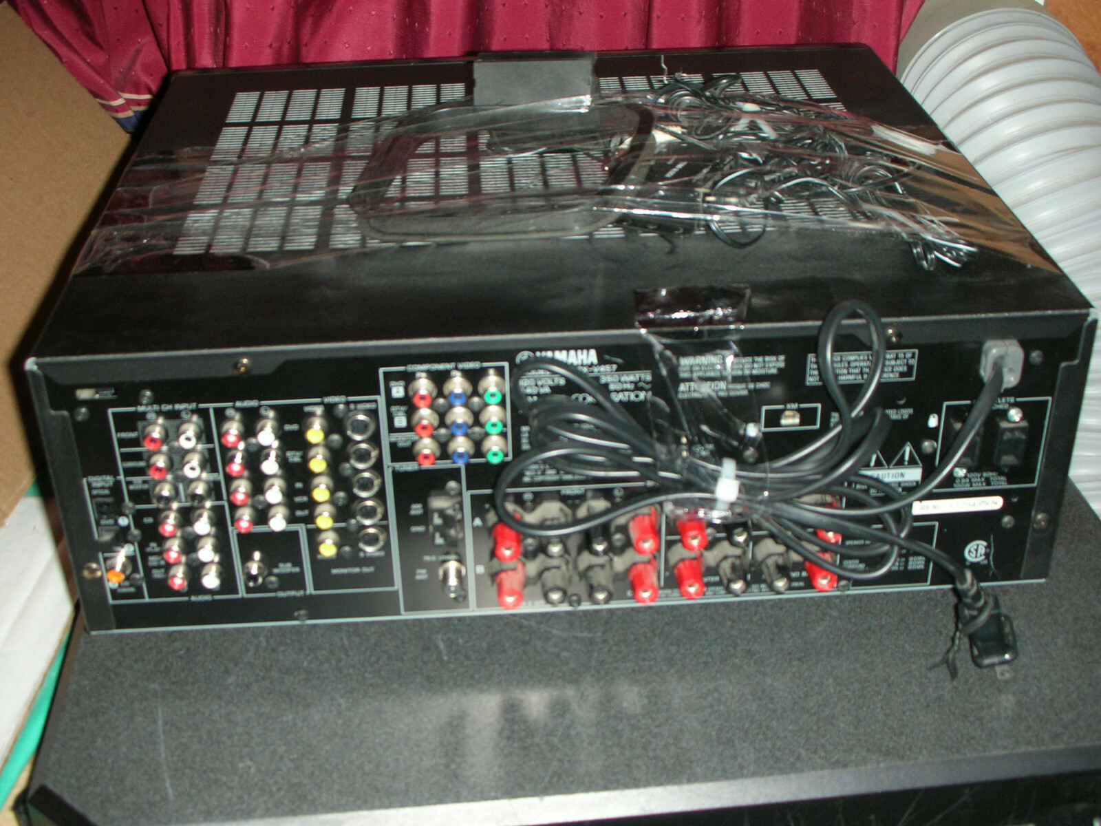 Yamaha Receiver RX V457 6.1 Channel 510 Watt Tuner, Tested