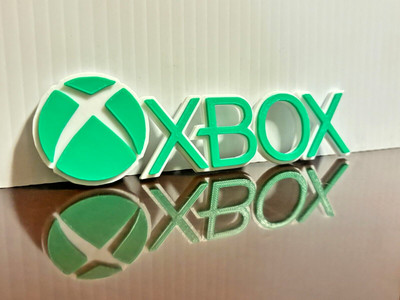 3D Printed Xbox Logo Sign Wall Desk Shelf Art Xbox 360, Xbox One, Xbox Series X
