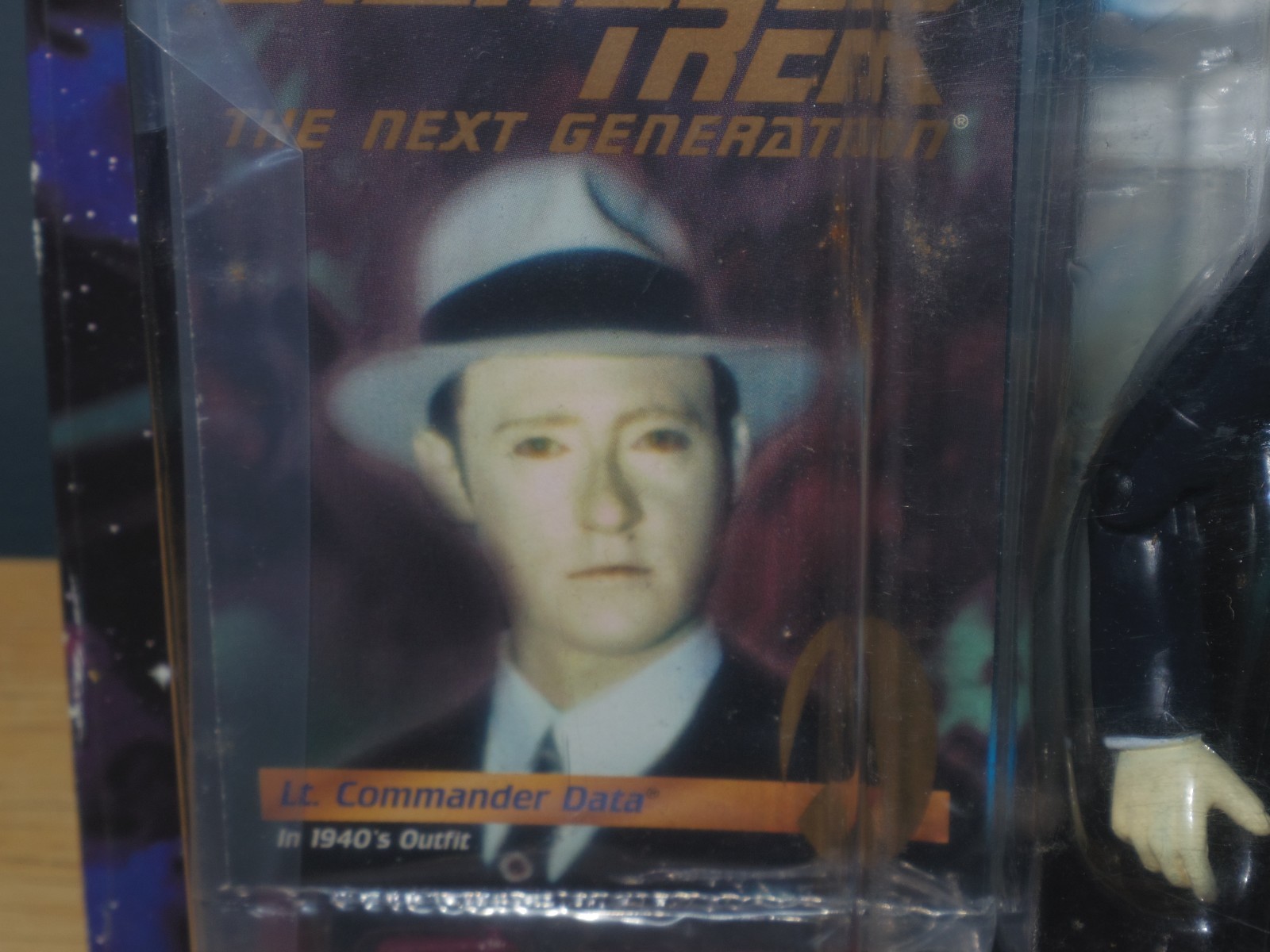 1995 Playmates Star Trek Next Generation Lieutenant Commander Data 1940s Attire
