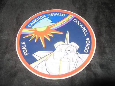 NASA Space Shuttle Mission STS-56 Discovery Atlas-2 Mission  Decal  Sticker 3.5''