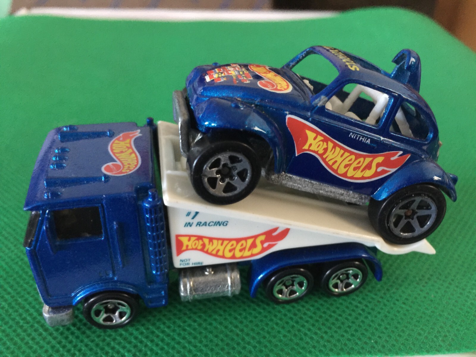 Hot Wheels Race Team Series II 1/4, Ramp Truck, Blue,White
