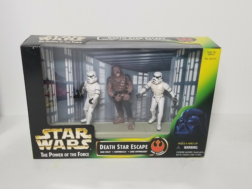 特撮 Star Wars: Power of the Force Han and Luke in Stormtrooper Disguise with Chewbacca as Prisoner Cinema Scenes Death Star Escape Action F Star Wars: Power of the Force Han and Luke in Stormtrooper
