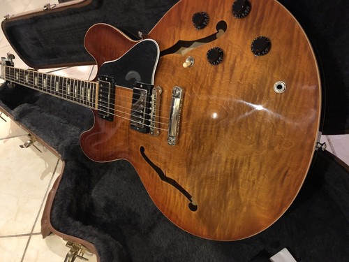 Gibson ES-335 Premier Figured Semi-Hollow Electric Guitar Faded Light Burst