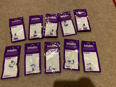 littleBits Electronics Power Lot Of 10 New P1 Stem Robotics Classroom Education