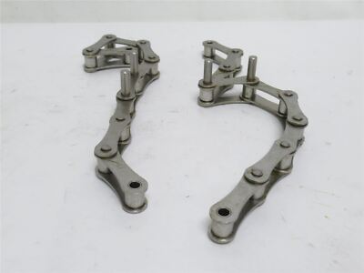 236569 New-No Box; Baader 37290244 Lot-2 Roller Chain; 28'' total