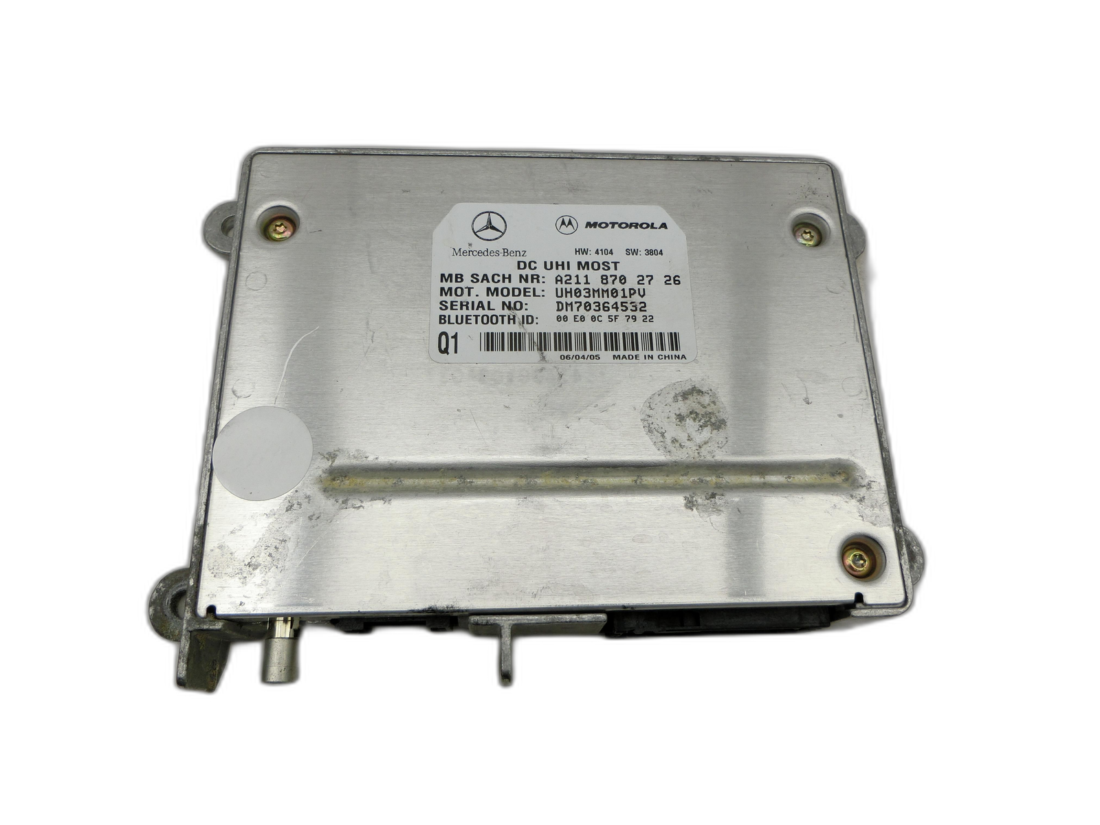 Mercedes C219 CLS 350 04-08 Telefon Steuergerät Bluetooth Handy Interface  - Bild 1