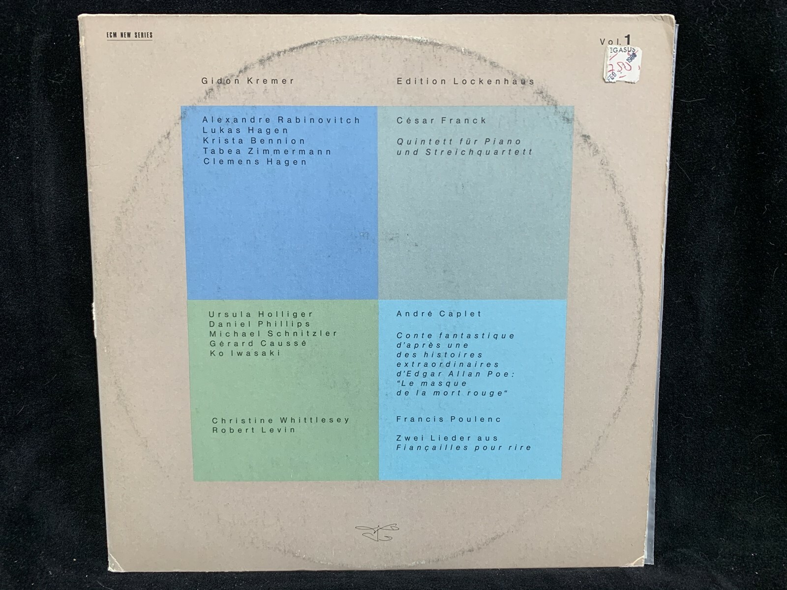 Gidon Kremer Edition Lockenhaus 独ECM 5LP Edition Lockenhaus, Vol.1&2 - ECM Records