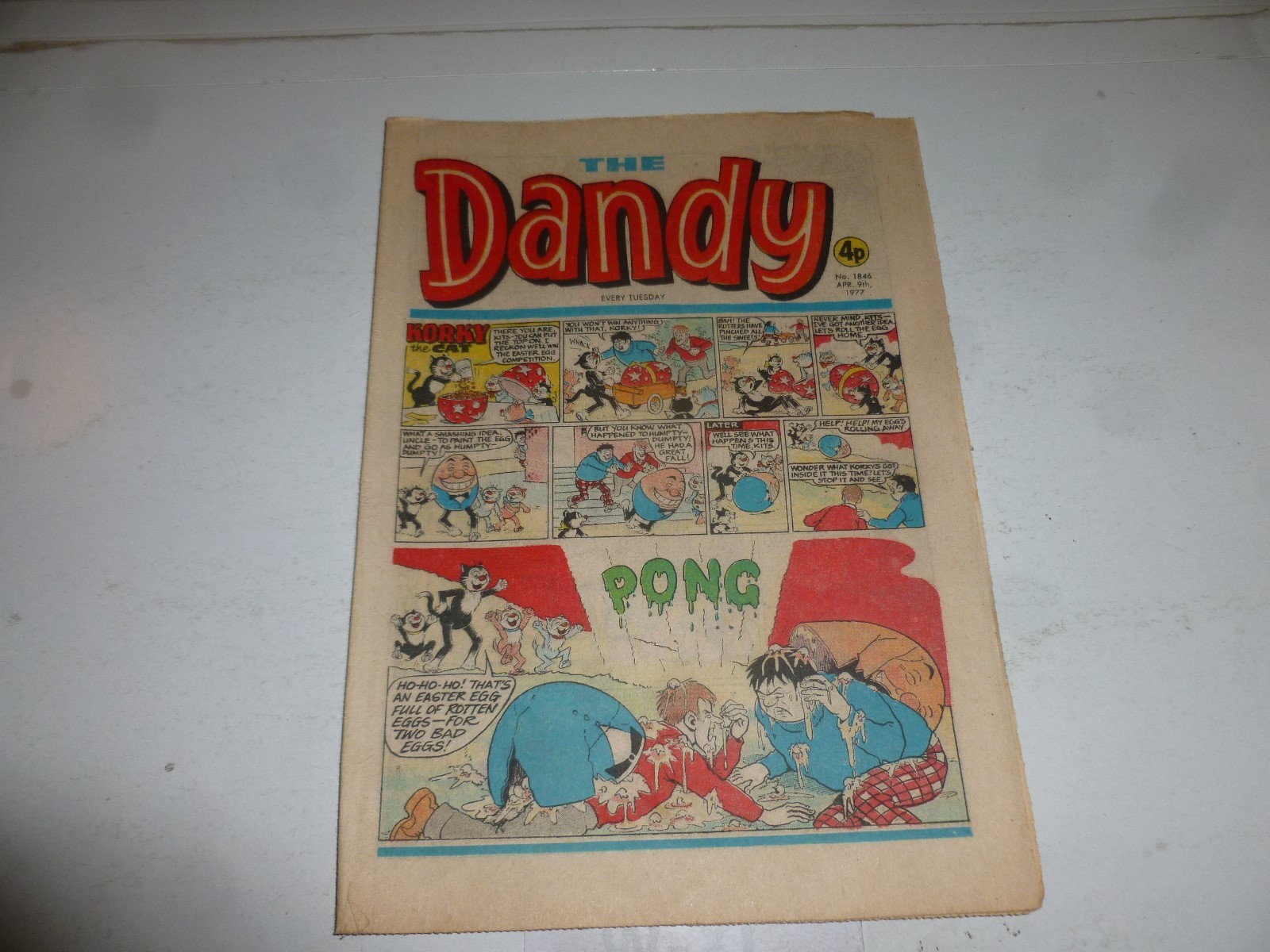 The DANDY Comic - No 1846 - Date 09/04/1977 - UK Paper comic The DANDY Comic - No 1846 - Date 09/04/1977 - UK Paper comic