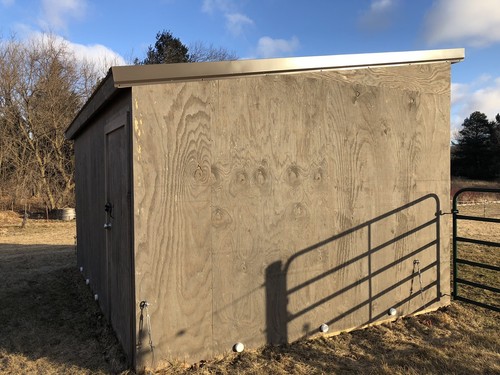 Roughly 16'x 12 x 10' Custom Built Horse Animal Shelter Outdoor Garden Shed