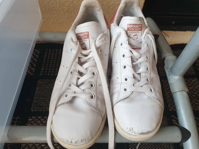 Adidas Stan Smith - White with Pink 
