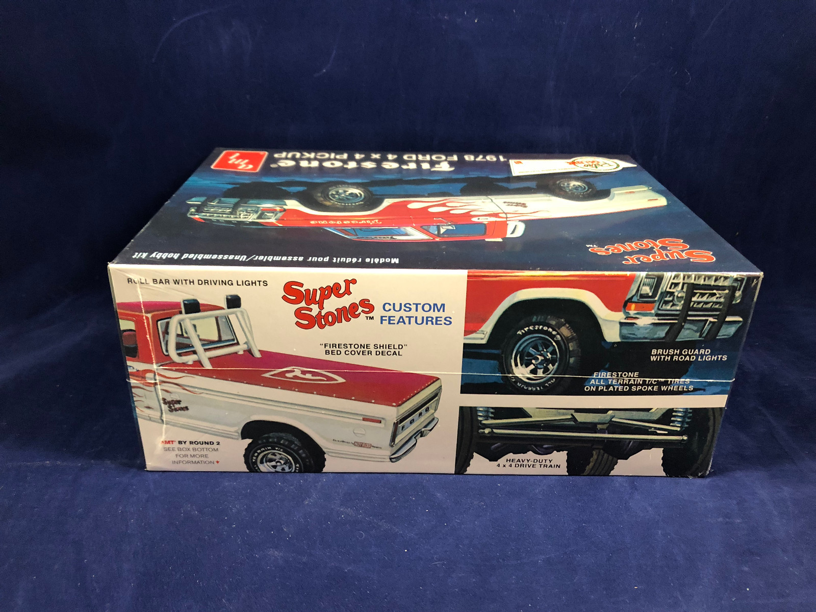 AMT Firestone 1978 Ford 4x4 Pickup 1:25 Scale Plastic Model Kit 858 New in Box