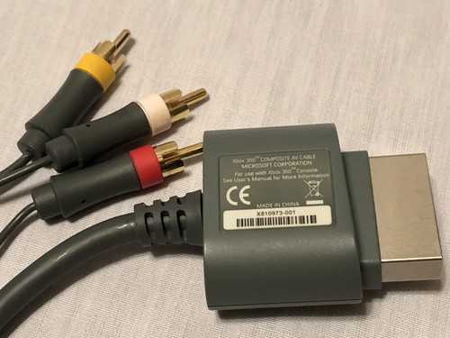 Genuine Microsoft XBOX 360 COMPONENT AV TV CABLE Part # X810973-001 ORIGINAL