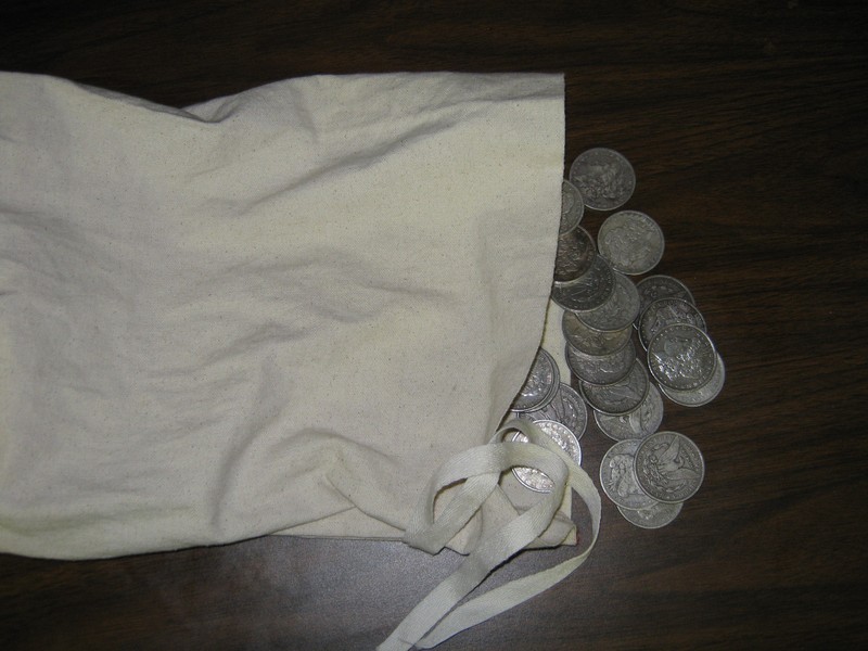 100 PRE 1921 MORGAN SILVER DOLLARS IN VF CONDITIONS UNITED