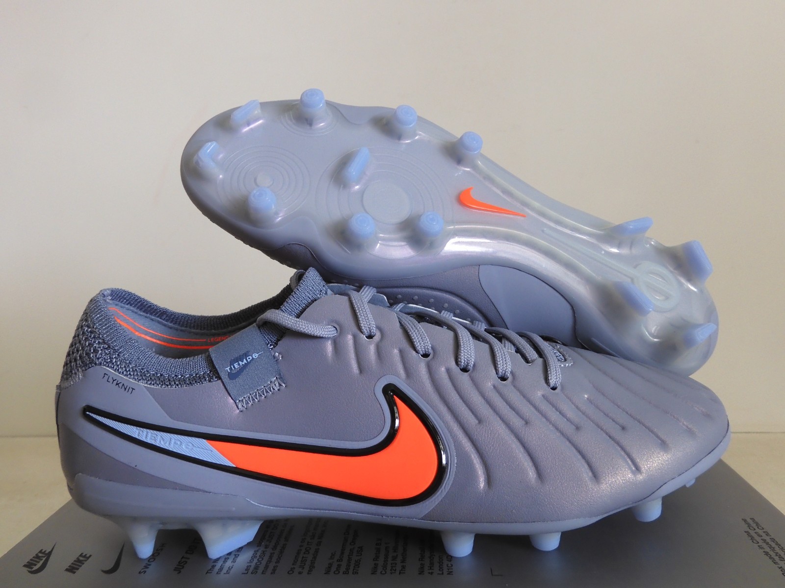 Nike Tiempo Legend 10 Elite Fg Blue Eclipse-Black Mens Sz 6