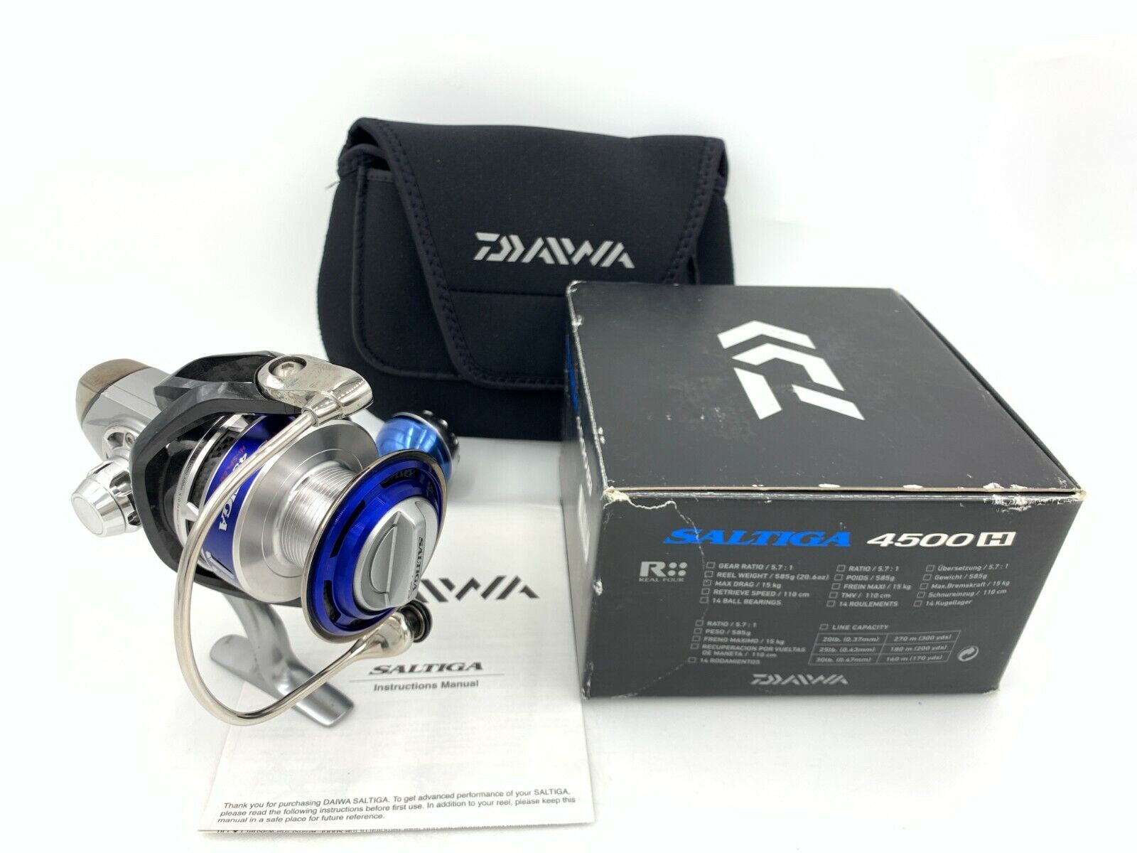 Daiwa SALTIGA 4500H Spinning Reel Very Good Conditio Daiwa SALTIGA 4500H Spinning Reel Very Good Conditio