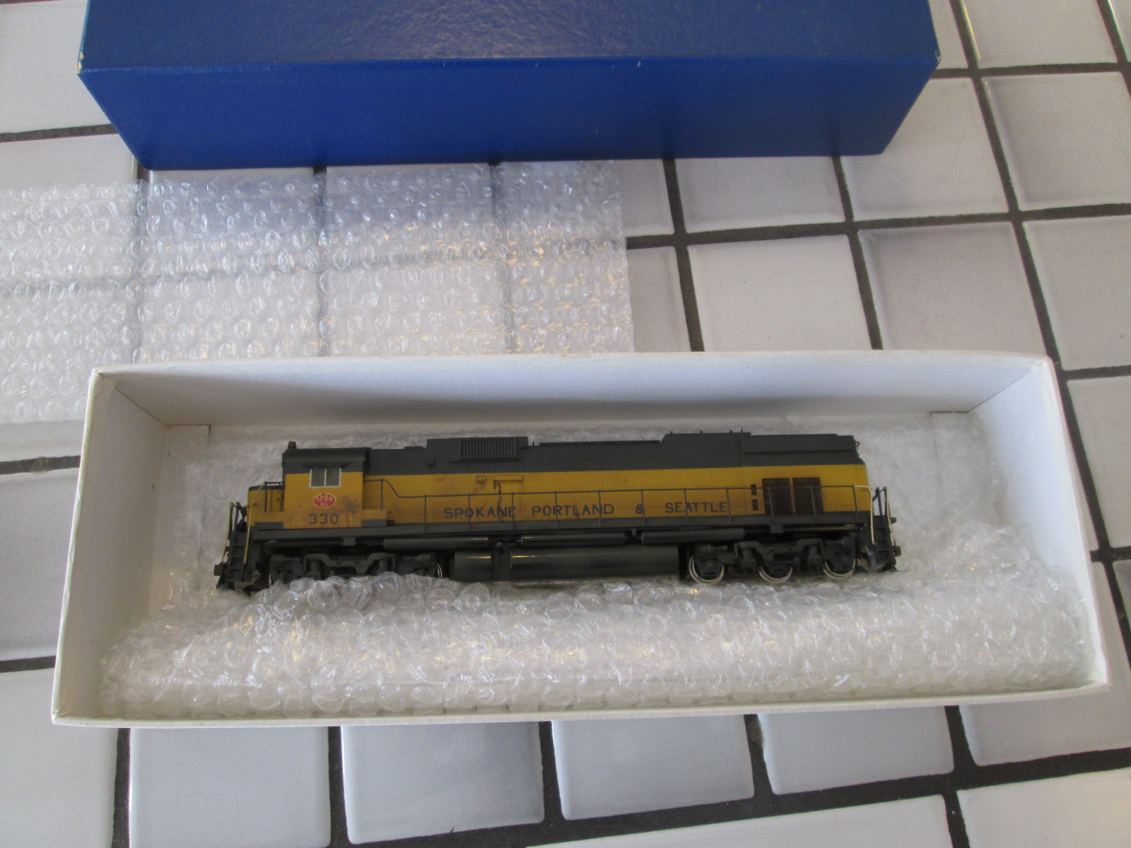 alco SPOKANE PORTLAND AND SEATTLE C-636 powered brass engine