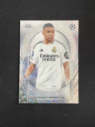 Topps Chrome Mbappe エムバペ ムバッペ 25枚限定 カード 2024-25 Topps Chrome UEFA Club Competitions #1 Kylian Mbappé