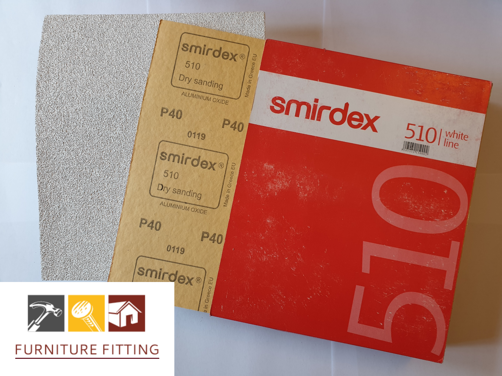DRY SANDING PAPER SHEETS P 40-P 400 GRIT SMIRDEX  Mixed Grids**