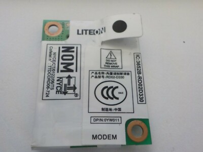 Dell Latitude 0YW011 Laptop Modem Card CN-0YW011-71617-01H-0YLD
