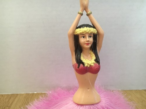 Hula Girl Mini Duster 8 1/2 Inches