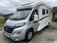 Hymer T568SL,2015, 3 berth rear single beds, rear garage coachbuilt motorhome