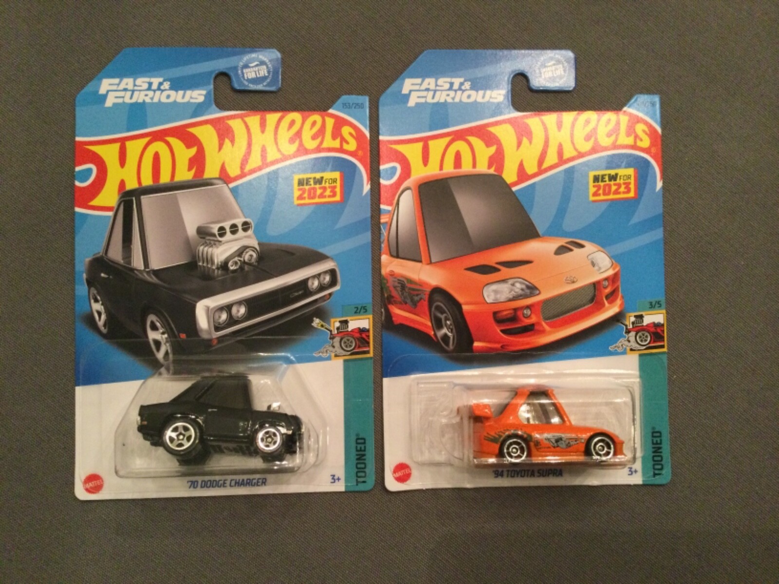 2023 Hot Wheels '94 Toyota Supra & '70 Dodge Charger Tooned Fast And Furious NEW | eBay 2023 Hot Wheels '94 Toyota Supra & '70 Dodge Charger Tooned Fast And Furious NEW | eBay