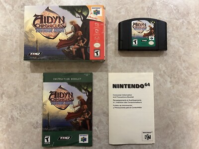 Aidyn Chronicles: The First Mage ( Nintendo 64 ) N64 Authentic Complete in Box