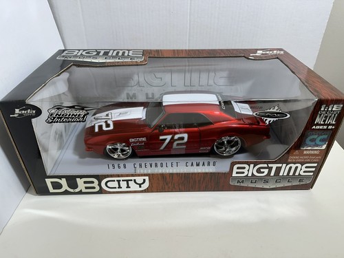 ミニカー JADA TOYS 1/18 1968 CHEVY CAMARO JADA DUB CITY 1968 CHEVY CAMARO RED 1:18 DIECAST MODEL CC