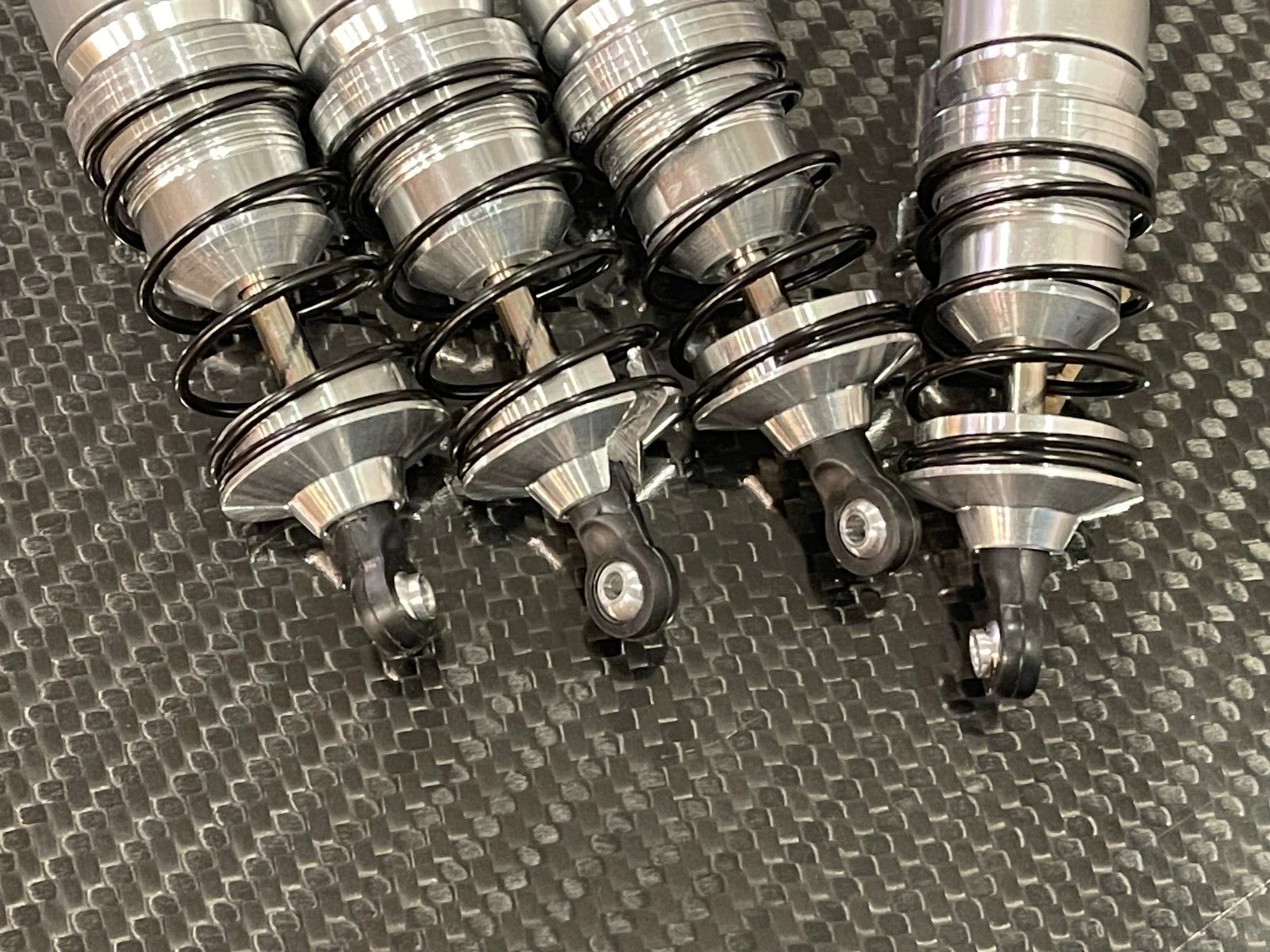 Front & Rear Aluminum Shocks For Arrma Limitless 6s BLX Silver