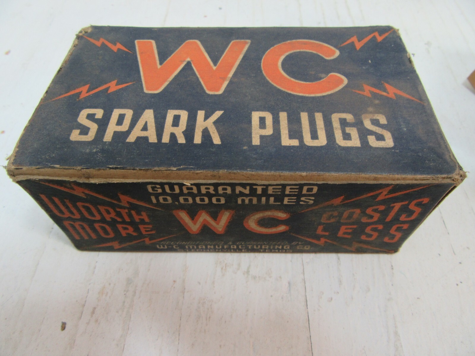 13 Vintage AC K 7 Spark Plugs  (WC Corp) NOS  1930S?