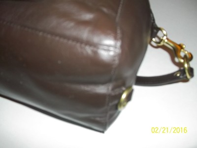 NWT COACH CAMPBELL CONVERTABLE SATCHEL #49897 Brown/mahognay