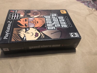 GRAND THEFT AUTO: The TRILOGY PLAYSTATION 2 VICE CITY SAN ANDREAS New Rip Tear