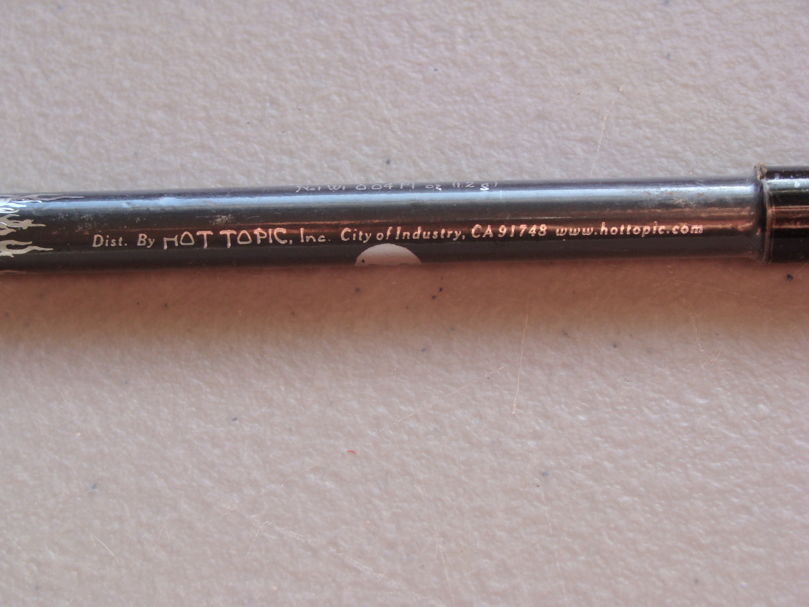 vintage Hot Topic Raven Black Eyeliner Pencil Lipliner punk goth makeup