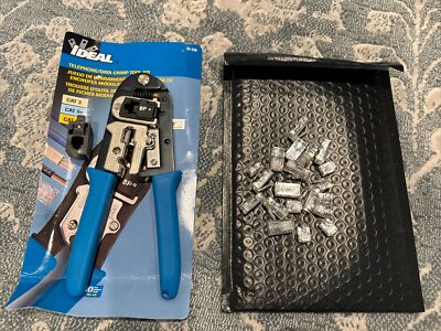 Ideal Telephone/Data Crimp Tool Kit 33-296 Cat 3 5e 6 Cutter Stripper Tool