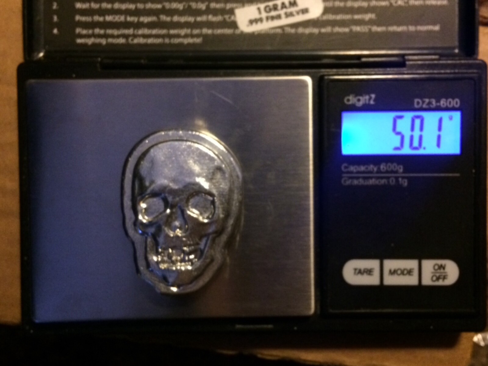 .999 Fine TIN~50 GRAM 