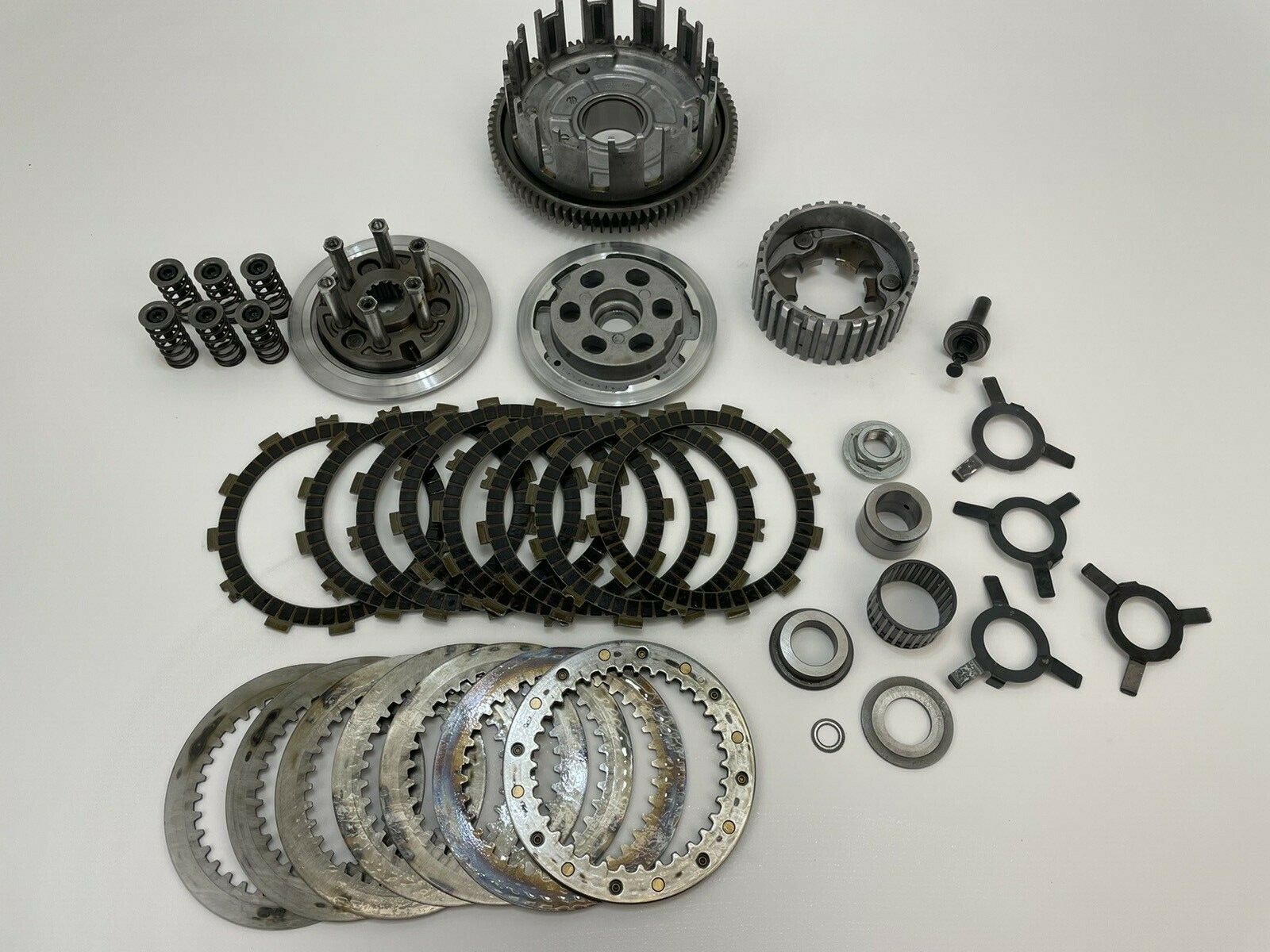 刺繡盒 05 06 Kawasaki Ninja ZX6 ZX 6 ZX6r OEM Clutch Basket Fibers