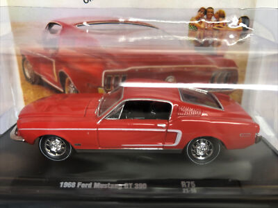 2021 M2 Machines Auto-Drivers - 1968 Ford Mustang GT 390 - R75/21-16 Red  