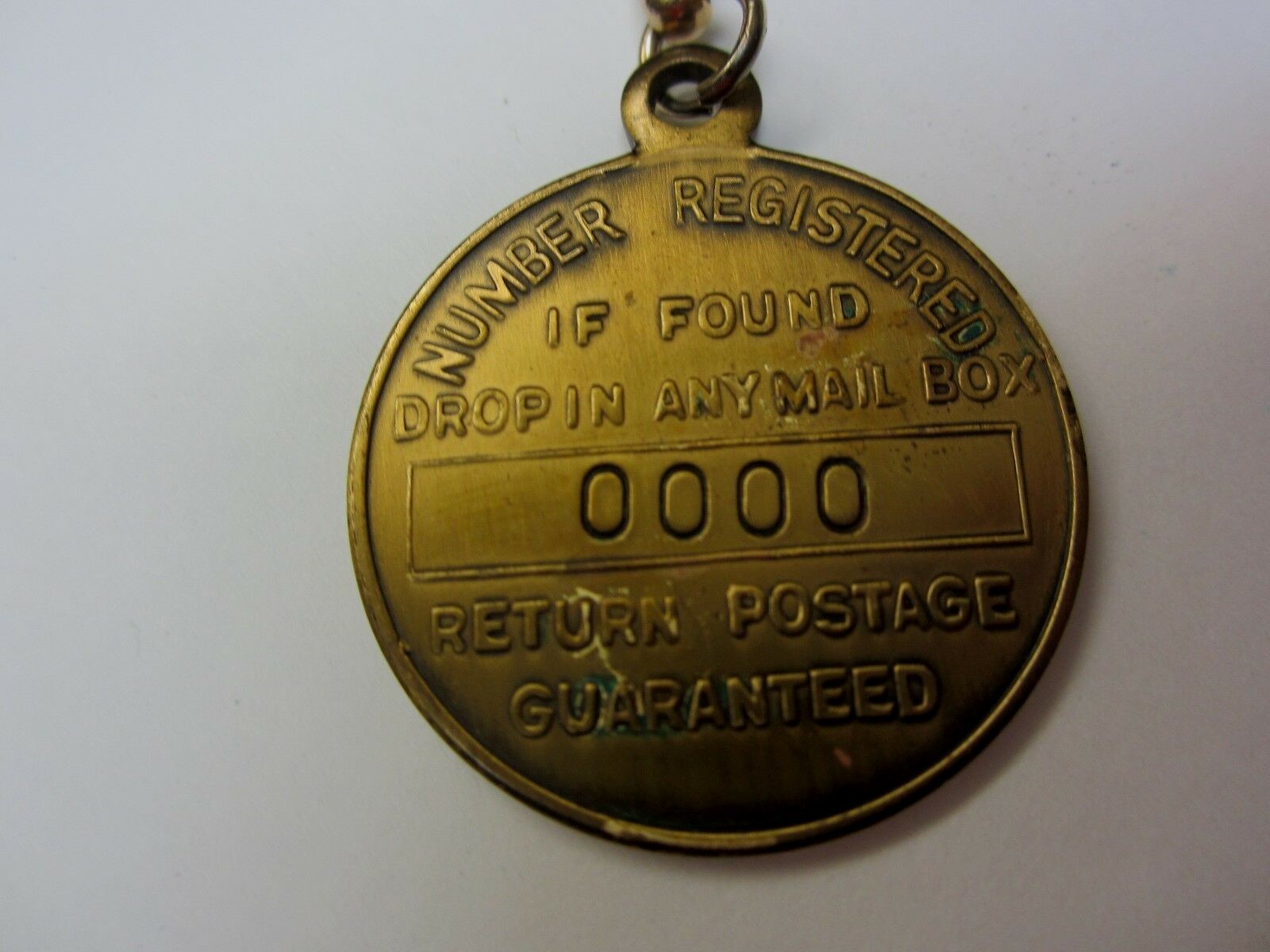 FRANKLIN SOCIETY FEDERAL SAVINGS and LOAN NEW YORK Vintage Advertising Key Chain