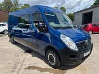 Vauxhall Movano 2.3cdti 125ps LWB Factory Crewvan. 2015
