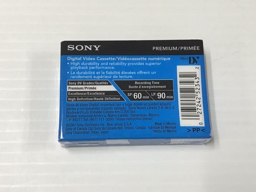 1x Sony 60 Minute DVC Single Brand New Sealed Ships Immediately!